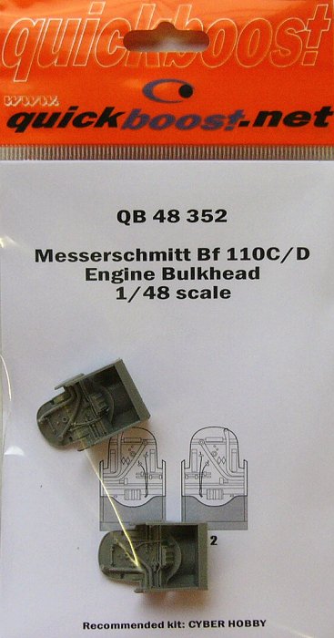 1/48 Bf 110C/D engine bulkhead  (CYBBERH)