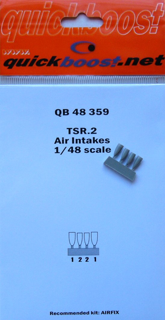 1/48 TSR.2 air intakes  (AIRFIX)