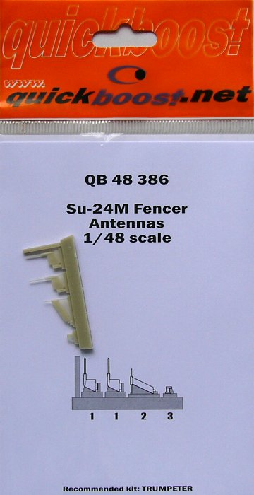 1/48 Su-24M Fencer antennas (TRUMP)