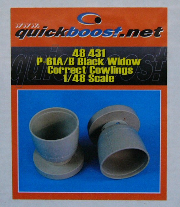 1/48 P-61A/B Black Widow correct cowlings (GWH)