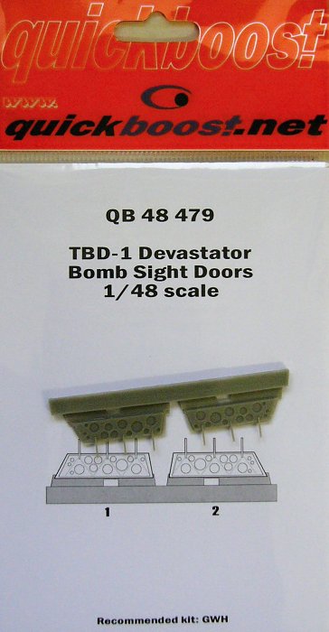 1/48 TBD-1 Devastator bomb sight doors (GWH)