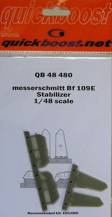 1/48 Bf 109E stabilizer (EDU)