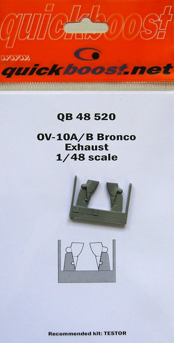 1/48 OV-10A/B Bronco exhaust (TESTOR)