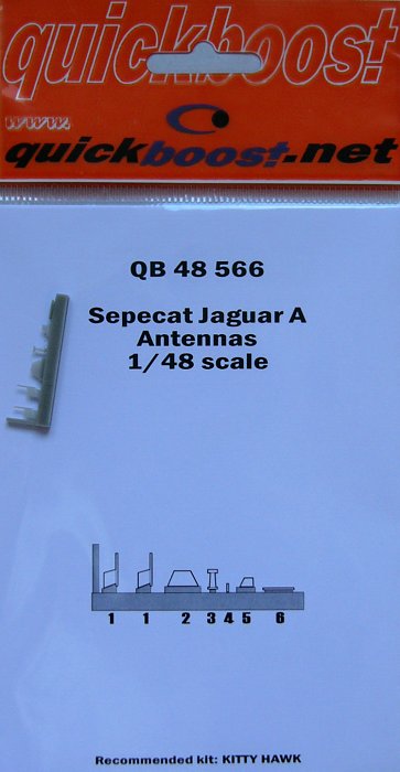 1/48 Sepecat Jaguar A antennas (KITTYH)