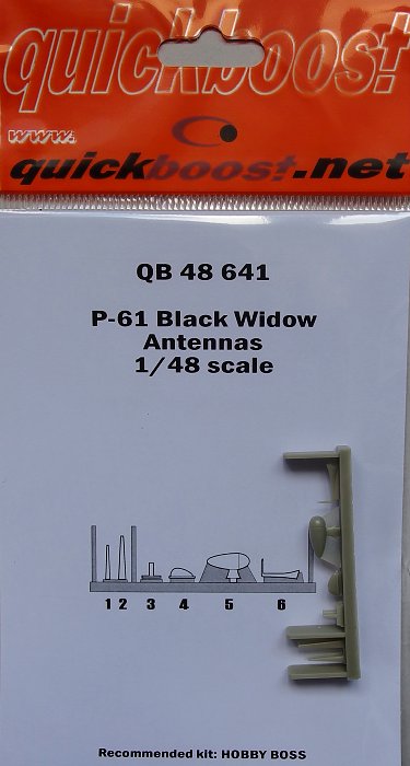 1/48 P-61 Black Widow antennas (HOBBYB)