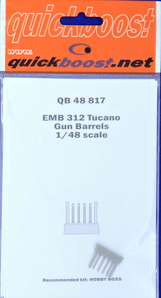 1/48 EMB 312 Tucano gun barrels (HOBBYB)