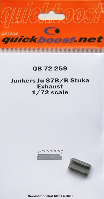 1/72 Ju 87B/R Stuka exhaust (FUJI)