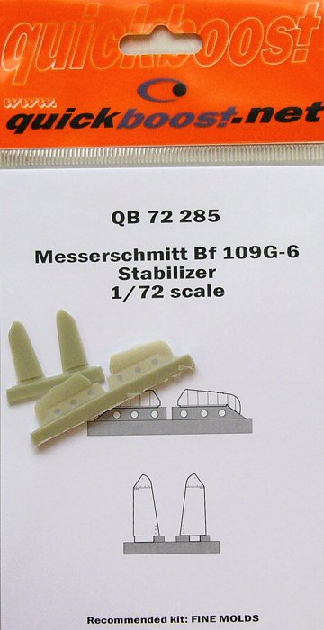 1/72 Bf 109G-6 stabilizer (FINEM)