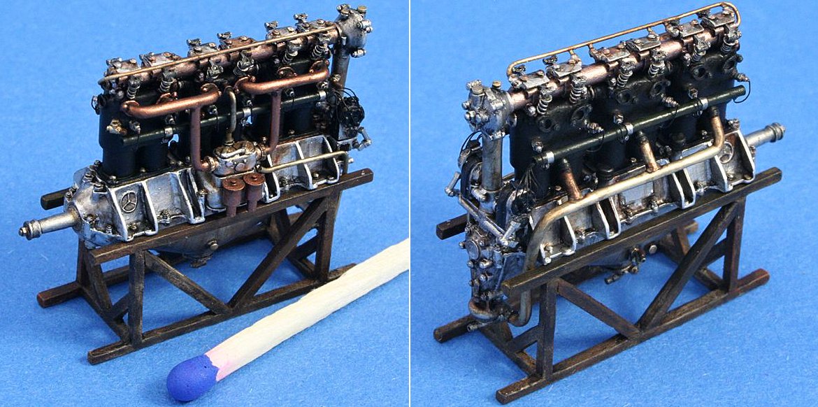 MODELIMEX Online Shop | 1/48 Mercedes DI engine w/ exposition set ...