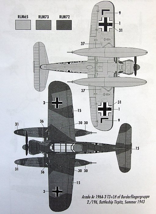 MODELIMEX Online Shop | 1/72 Arado Ar-196A-3 (2 decals versions) | your ...