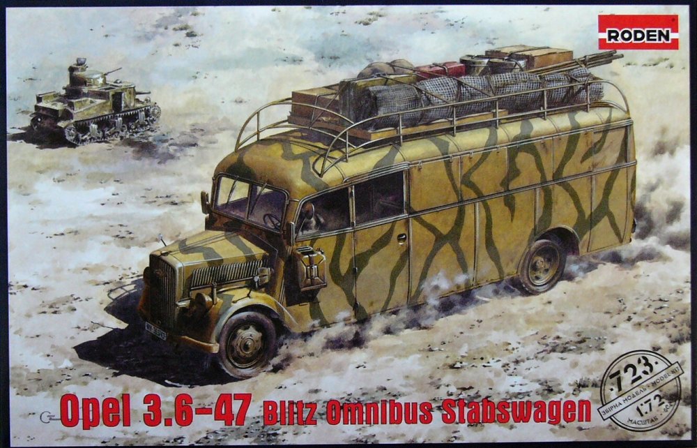 1/72 Opel 3.6-47 Blitz Omnibus Stabswagen