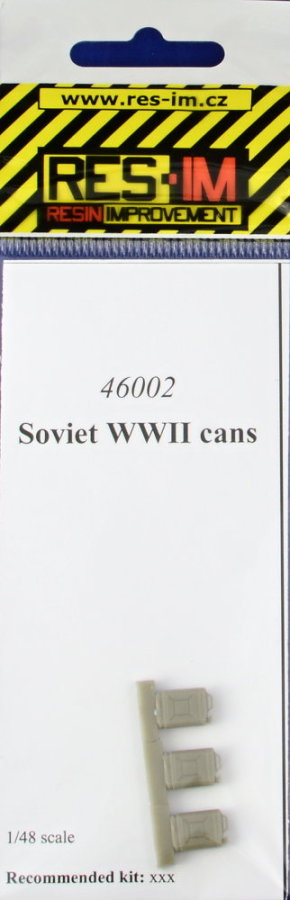 1/48 Soviet WWII cans (3 pcs.)