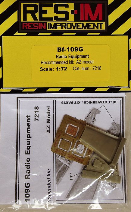 1/72 Bf 109G Radio Equipment (AZ MODEL)