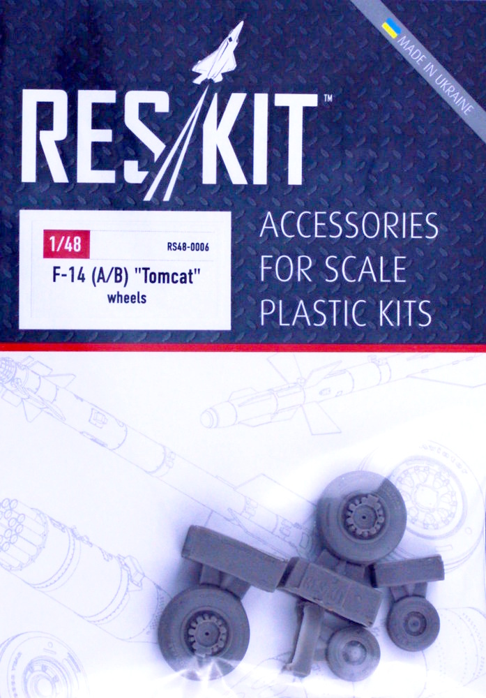 1/48 F-14 A/B 'Tomcat' wheels set (ACAD,REV,HAS)