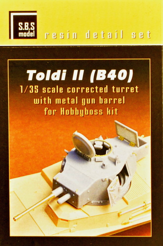 1/35 Toldi II (B40) correct.turret&met.gun barrel