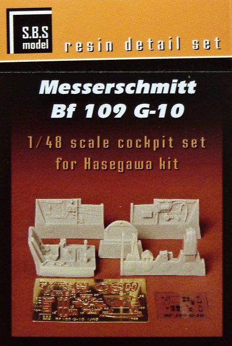 1/48 Messerschmitt Bf-109G-10 cockpit set (HAS)