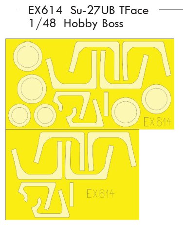 Mask 1/48 Su-27UB TFace (HOBBYB)