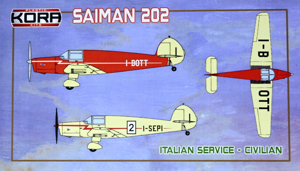 1/72 Saiman 202 Italian Service - Civilian