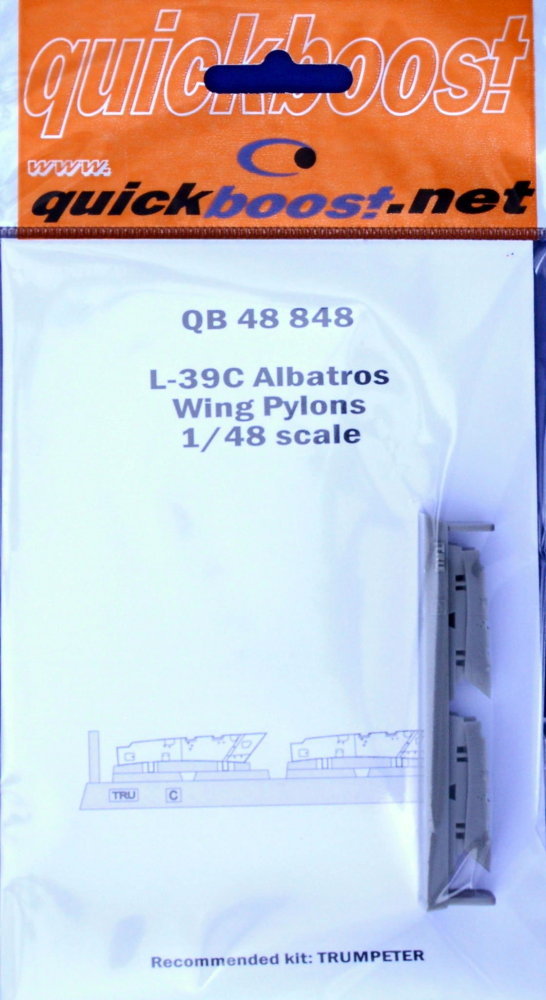 1/48 L-39C Albatros wing pylons (TRUMP)