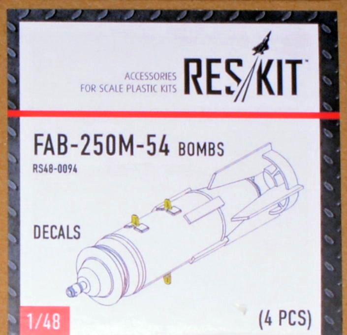 1/48 FAB-250M-54 Bomb (4 pcs.)