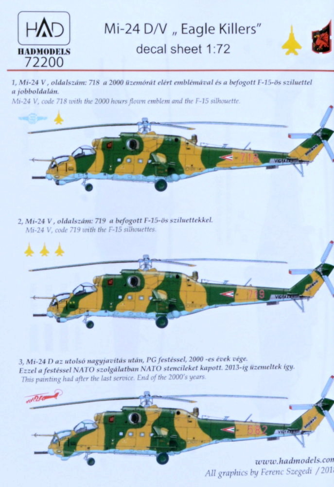 1/72 Decal Mi-24 D/V 'Eagle Killers'