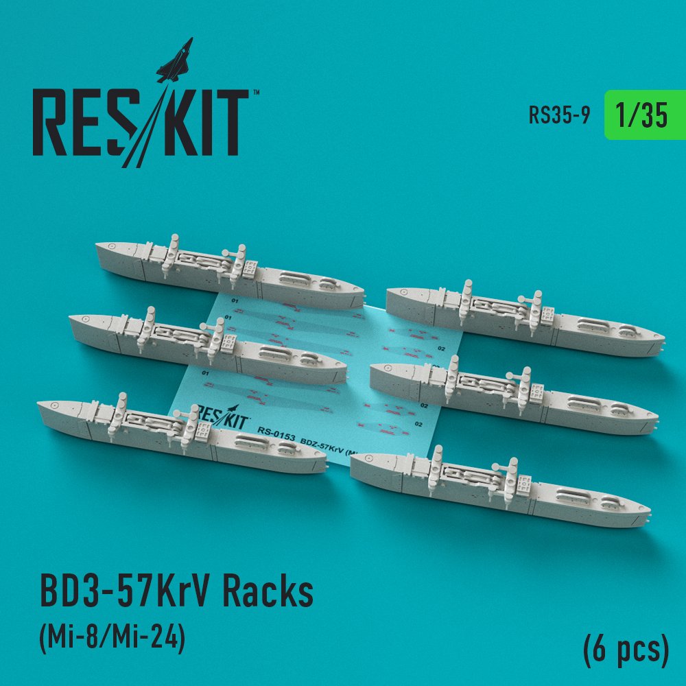 1/35 BD3-57KrV Racks - 6 pcs. (TRUMP)