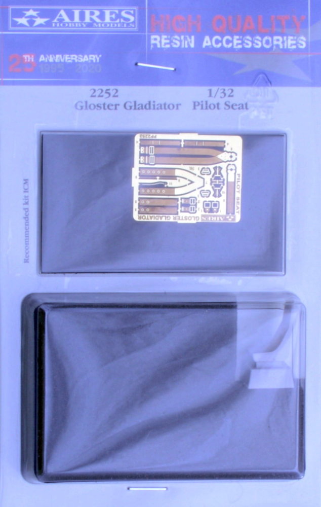 1/32 Gloster Gladiator pilot seat (ICM)