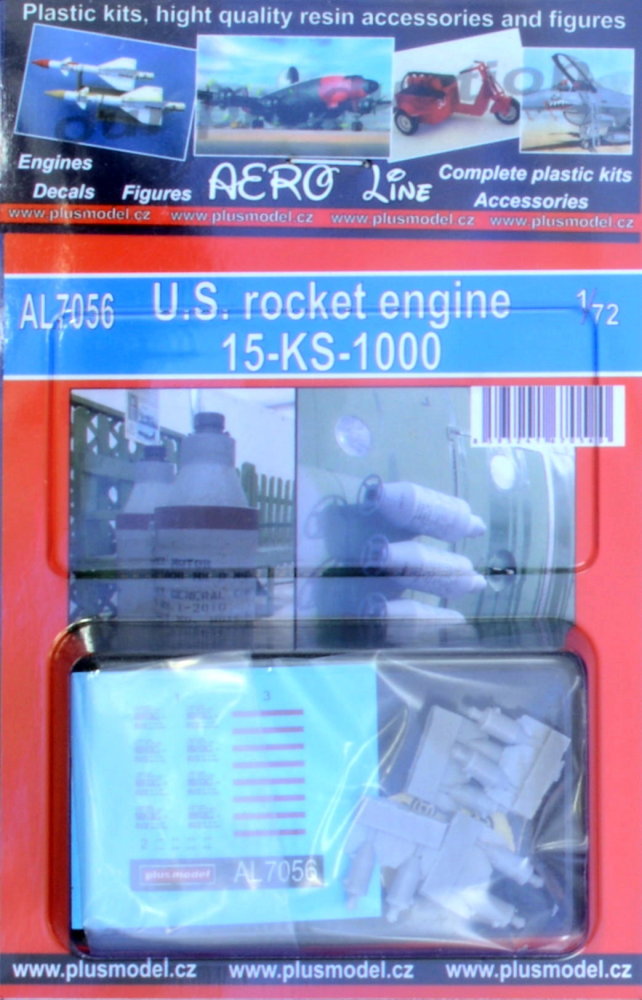 1/72 US rocket engine 15-KS-1000