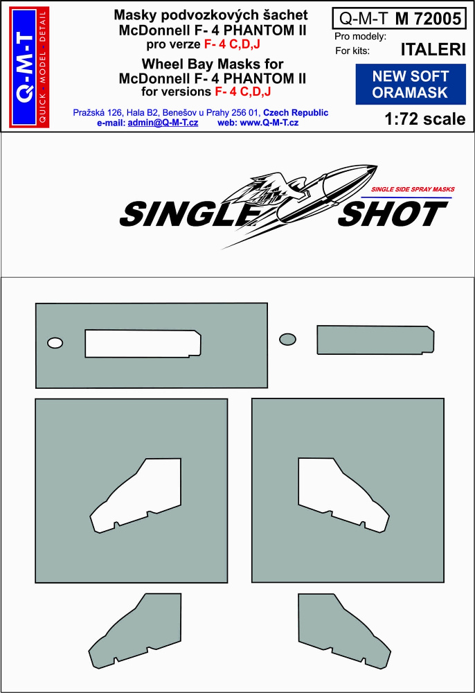 1/72 Mask F-4 C,D, J (ITAL)