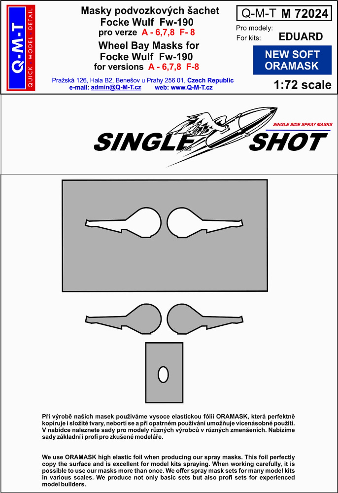 1/72 Mask Fw-190A-6,7,8 F-8 (EDU)