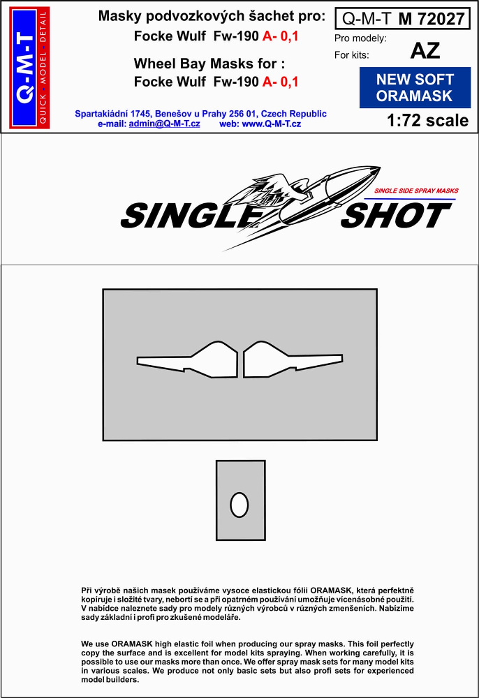 1/72 Mask Fw-190A-0,1 AZ