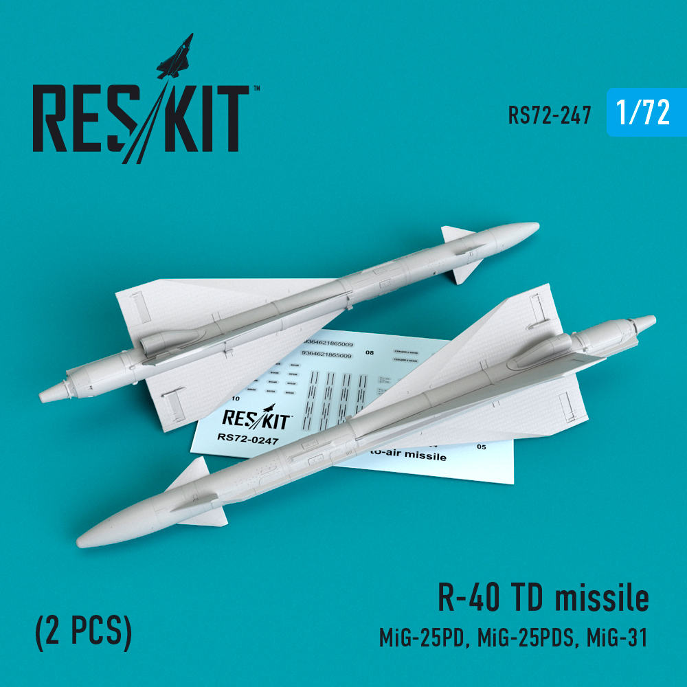 1/72 R-40 TD missile (2 pcs.)