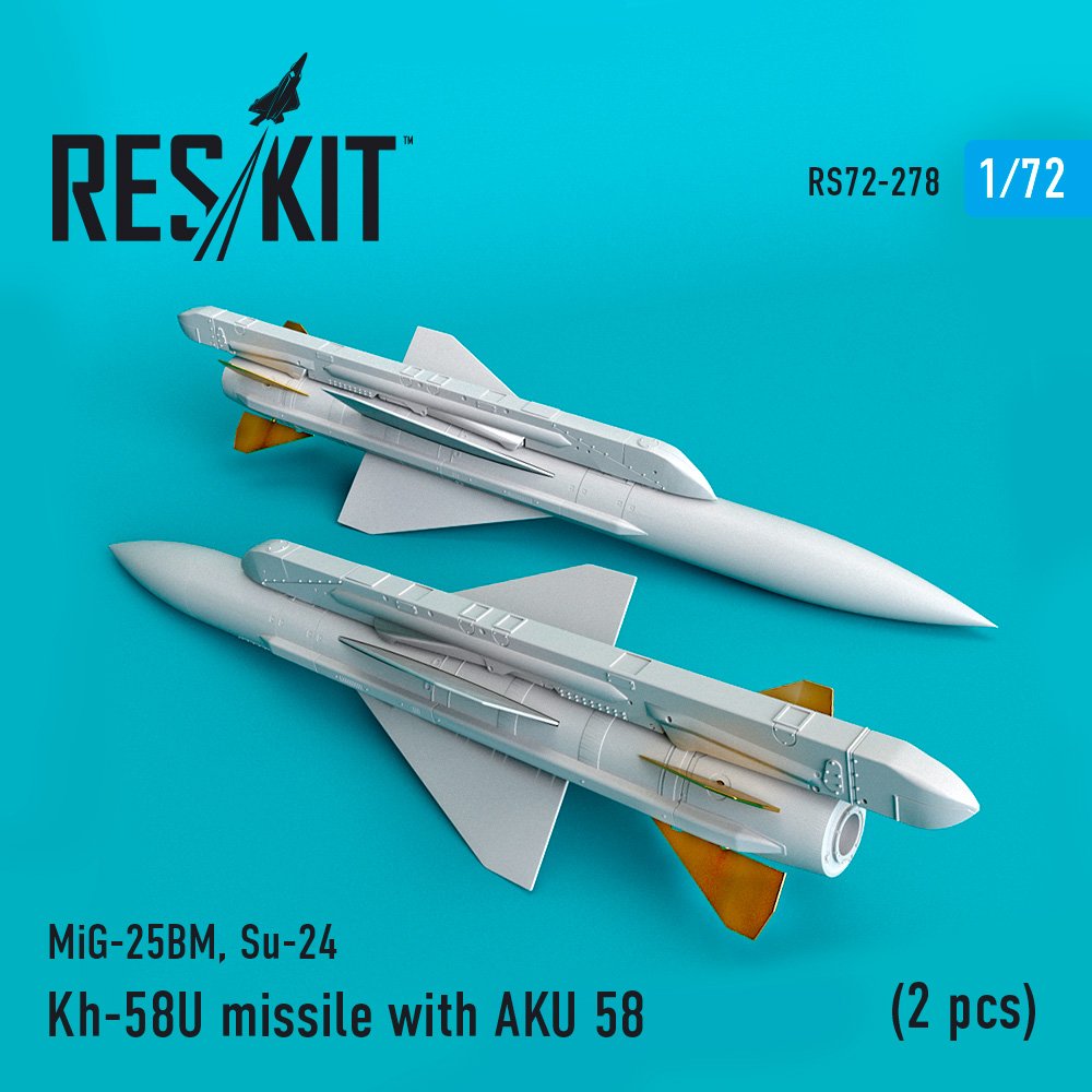 1/72 Kh-58U missile with AKU 58 (2 pcs.)