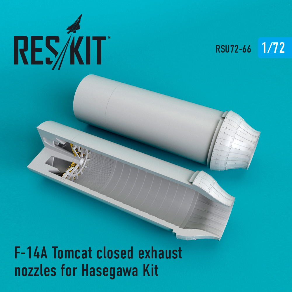 1/72 F-14A Tomcat closed exhaust (HAS)