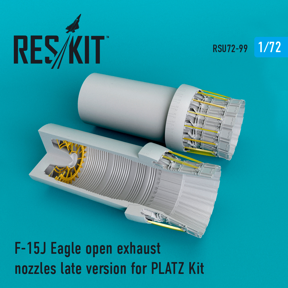 1/72 F-15J Eagle open exh. nozzles (PLATZ )