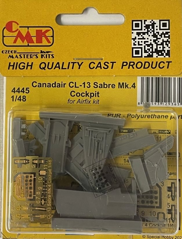 1/48 Canadair CL-13 Sabre Mk.4 Cockpit set (AIRF)