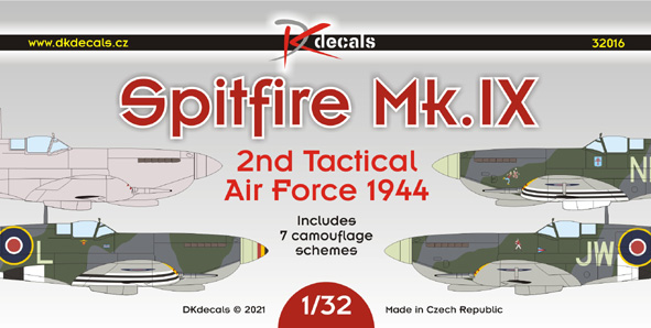 1/32 Spitfire Mk.IX 2nd Tactical AF 1944 (7x camo)