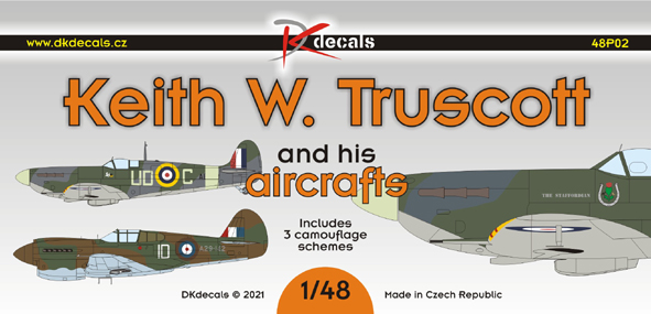 1/48 Keith W. Truscott and his aircraft (3x camo)