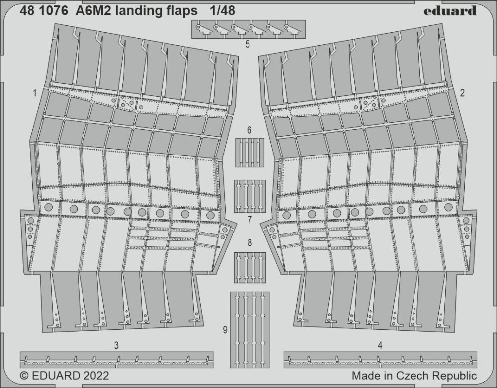 SET A6M2 landing flaps (EDU)