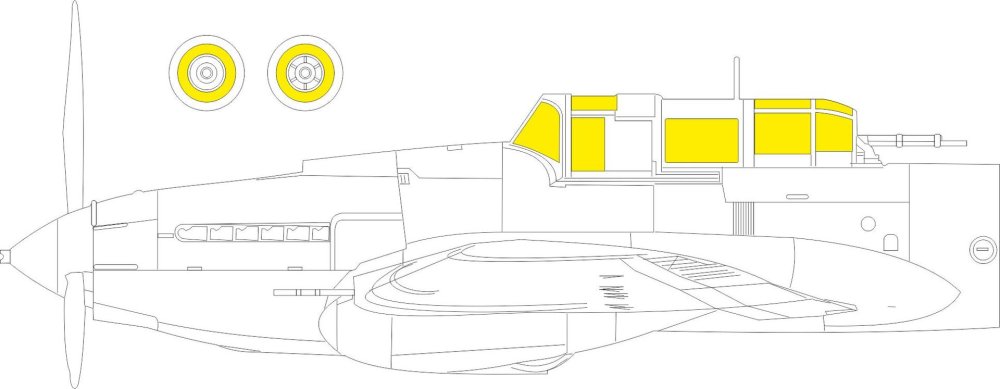 Mask 1/48 Il-2 mod. 1943 (ZVE)