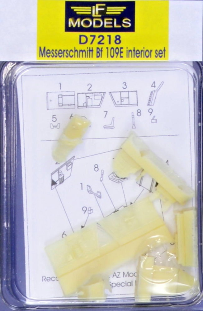 1/72 Bf 109E Interior set (AZ,HAS,ICM,SP.HOB.,TAM)