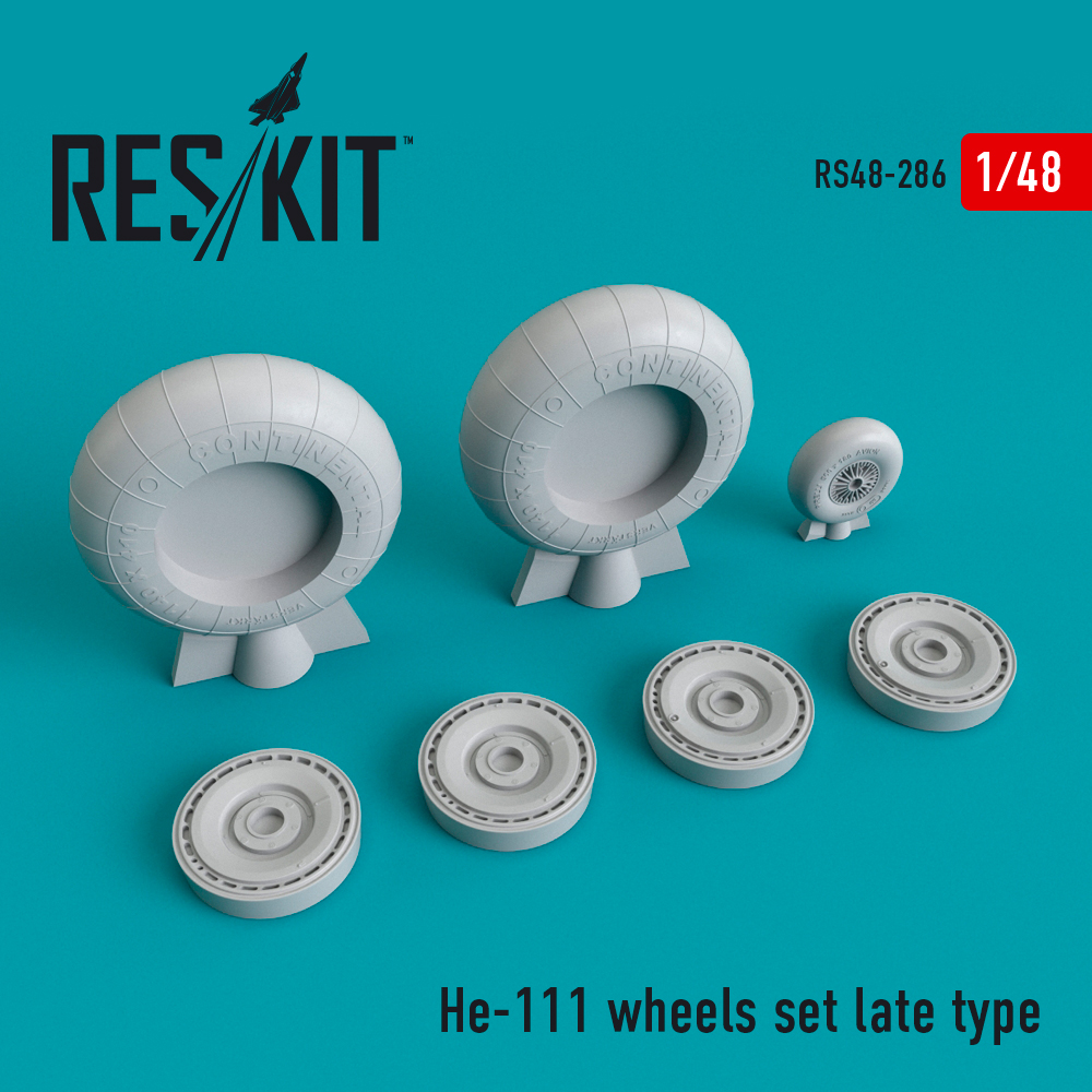 1/48 He-111 wheels set late type