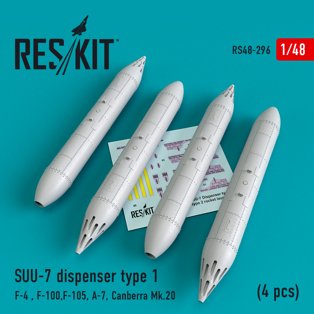 1/48 SUU-7 dispenser type 1 (4 pcs.)