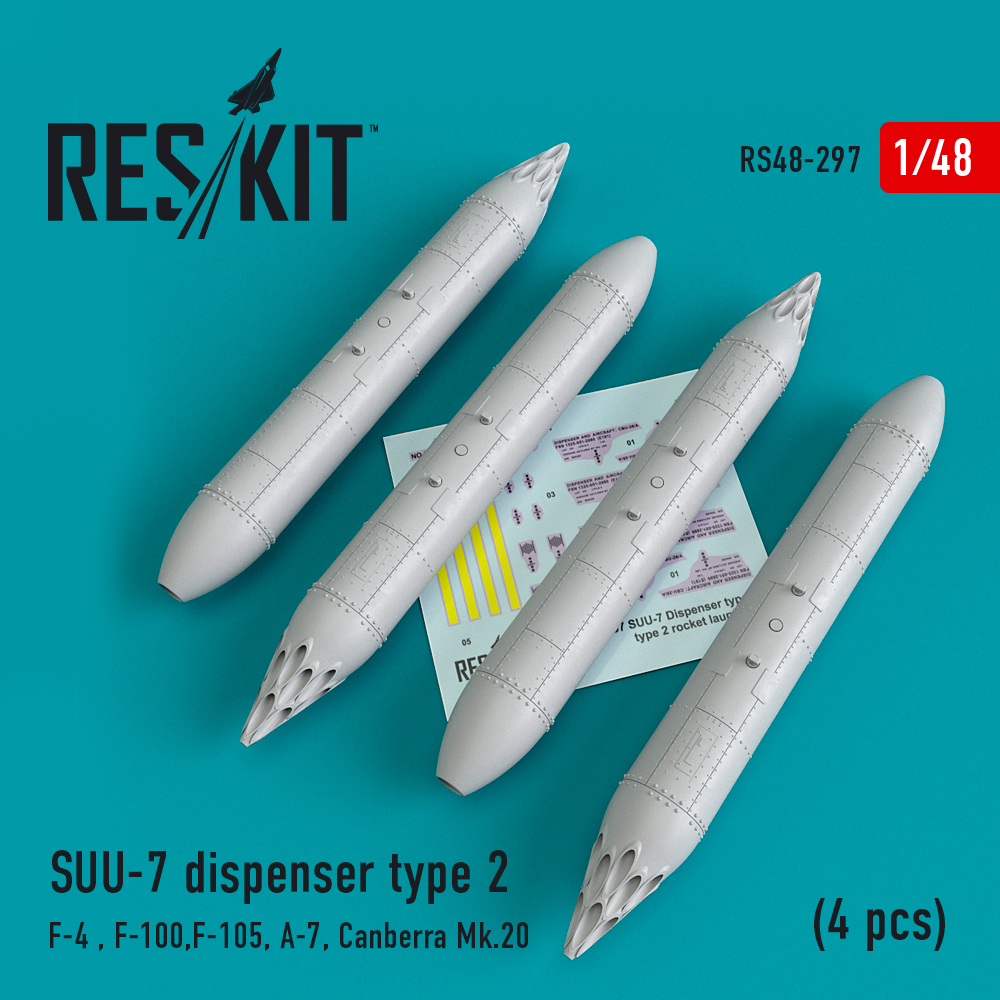 1/48 SUU-7 dispenser type 2 (4 pcs.)