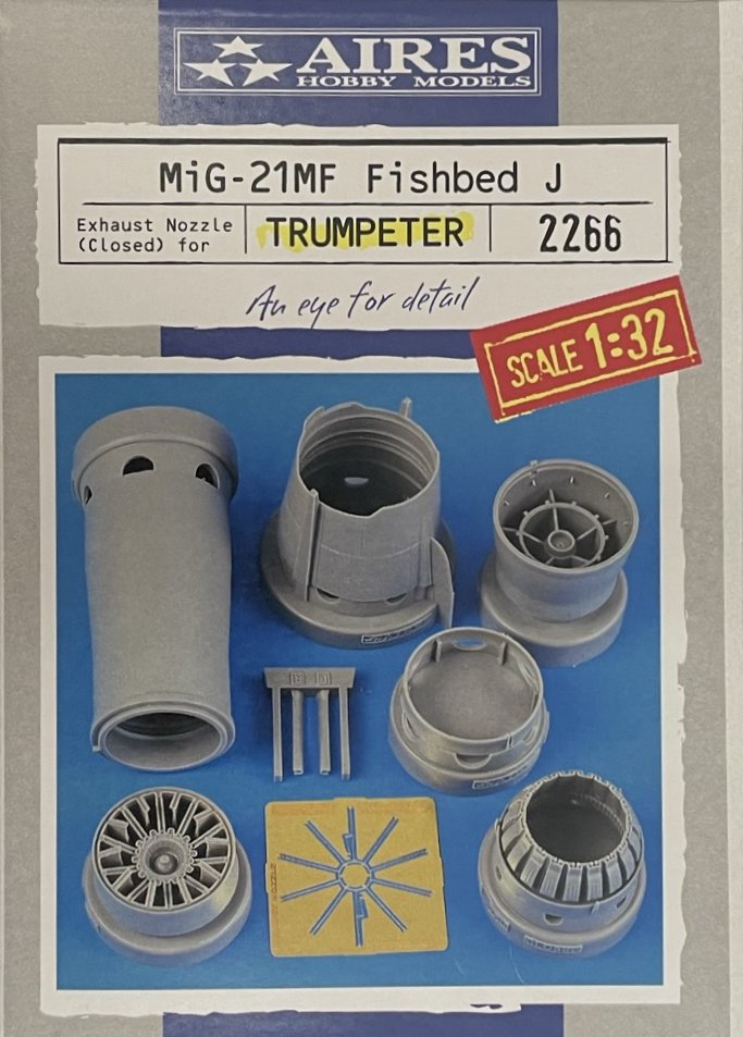 1/32 MiG-21MF Fishbed J exh.nozzle closed (TRUMP)