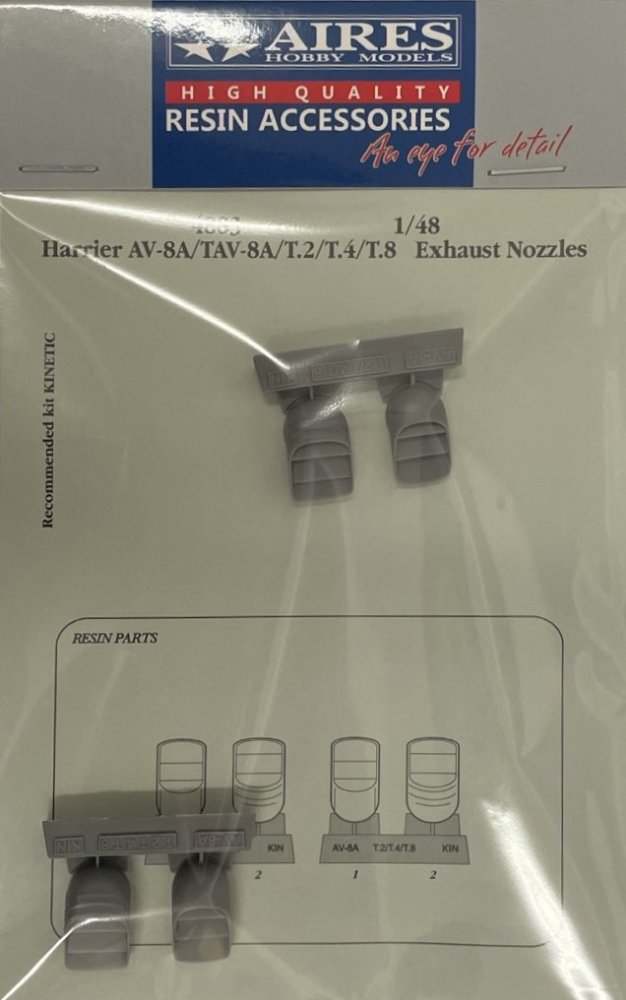 1/48 Harrier AV-8A/TAV-8A/T.2/T.4/T.8 exh.nozzles