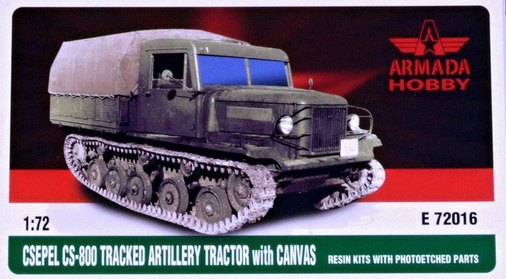 1/72 CS-800 Tracked Artillery Tractor w/ Canvas