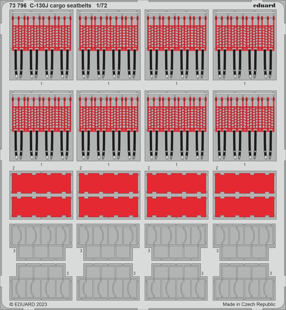 SET C-130J cargo seatbelts (ZVE)