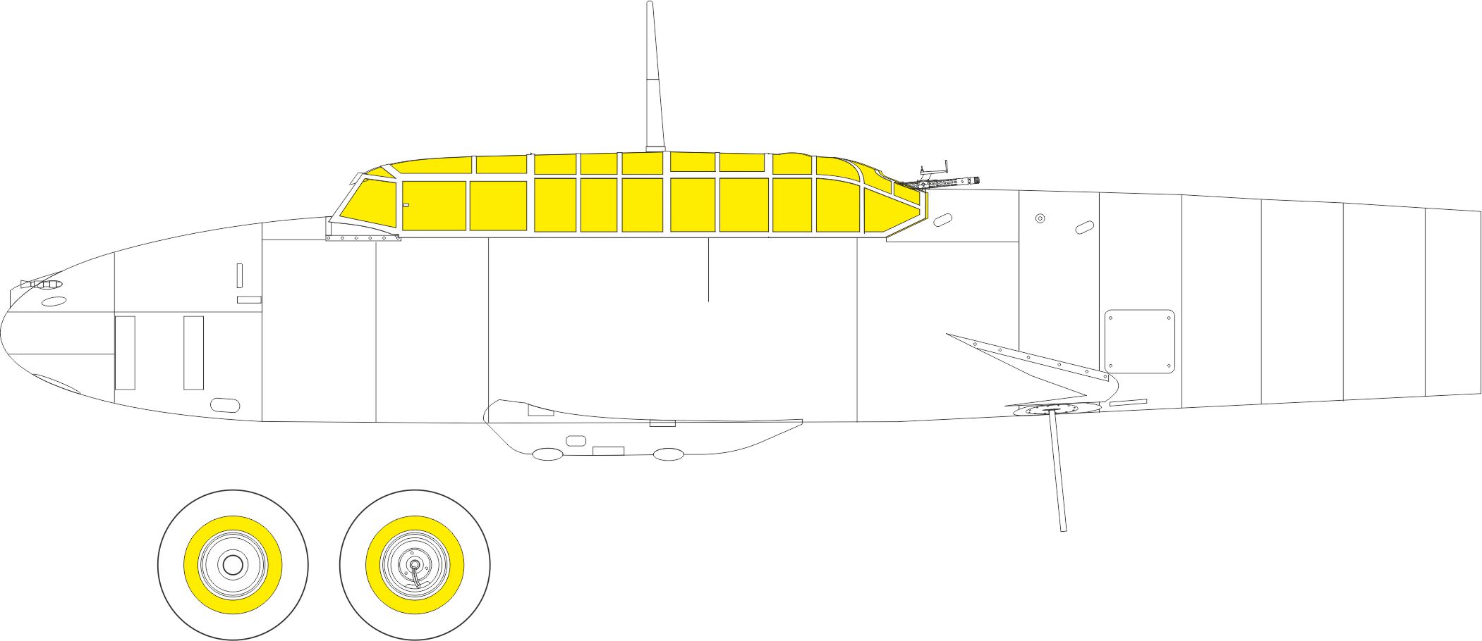 Mask 1/72 Bf 110G-2 (EDU)