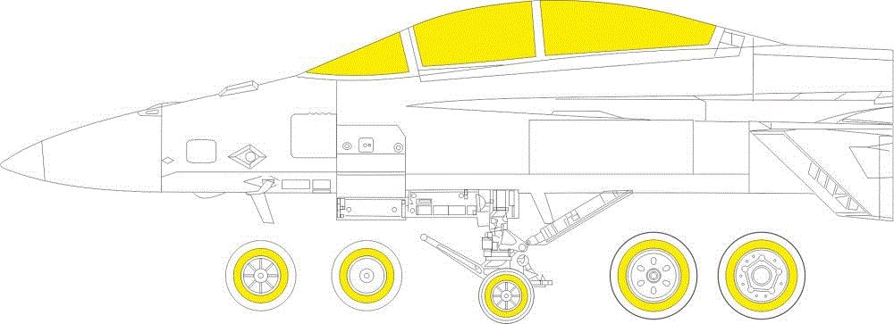 Mask 1/48 EA-18G TFace (MENG)